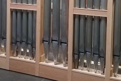 Display chest with pipes in the shop.