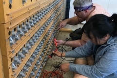 Alex and Allison de-soldering